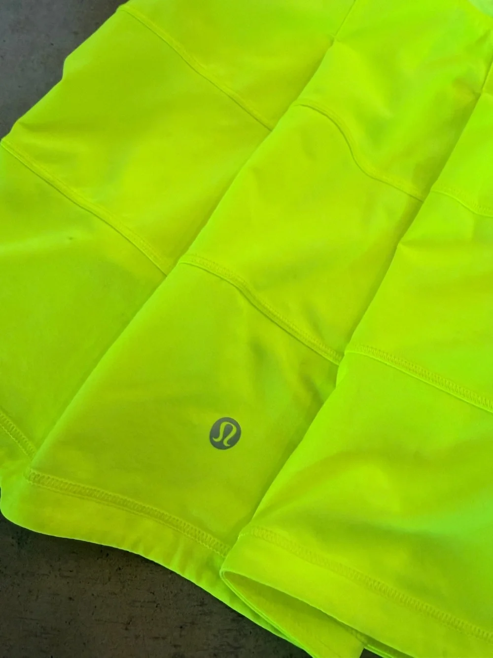 Lululemon Pace Rival Mid-Rise Skirt Highlight Yellow Skort Size 10 Tennis
